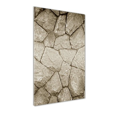 Staand foto op plexiglas Stenen muur
