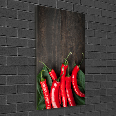 Staand foto op plexiglas Chilipepers