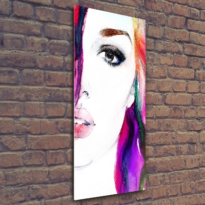 Staand foto plexiglas Abstracte vrouw