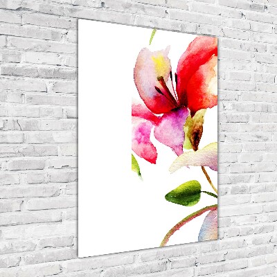 Staand plexiglas foto Leliebloemen