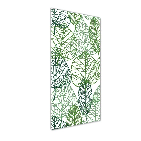 Obraz zdjęcie szkło akryl pionowy Liście