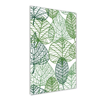 Obraz zdjęcie szkło akryl pionowy Liście