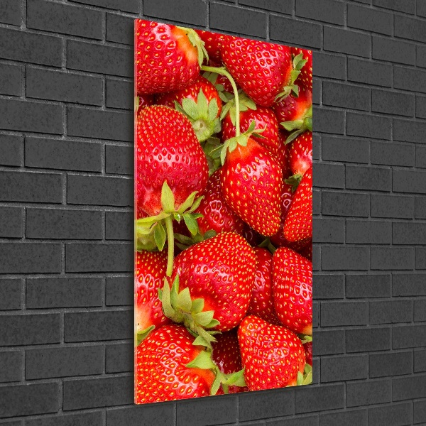 Staand foto in plexiglas Aardbeien