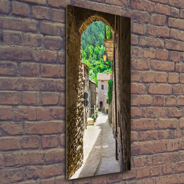 Staand foto in plexiglas Een charmante straat