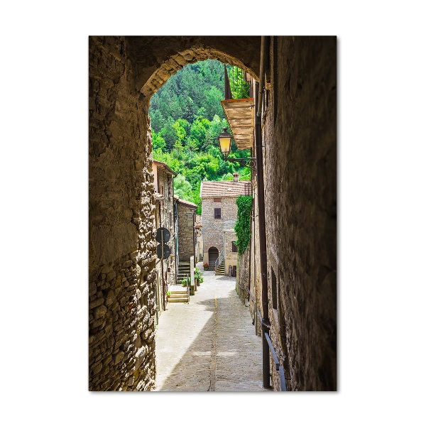 Staand foto in plexiglas Een charmante straat