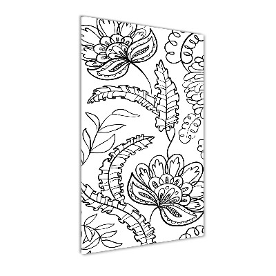 Foto obraz szkło akryl pionowy Tło Zentangle