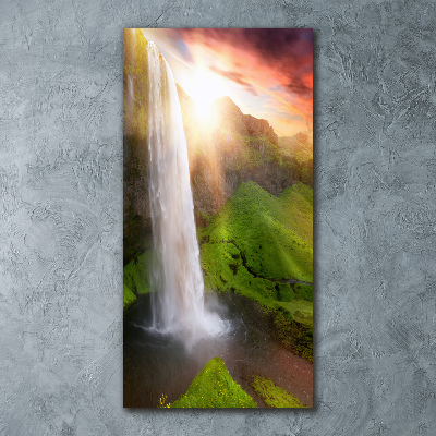 Staand plexiglas foto Waterval