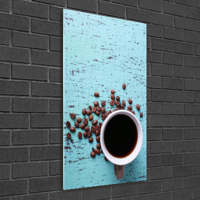 Staand foto op plexiglas Een kopje koffie