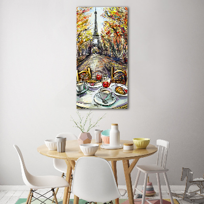 Staand foto in plexiglas Ontbijt in Parijs