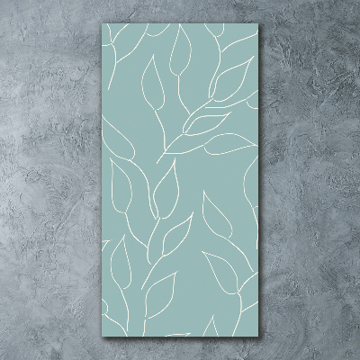 Obraz zdjęcie szkło akryl pionowy Liście