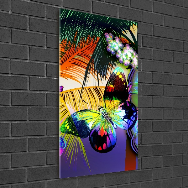 Staand plexiglas foto Kleurrijke bloemen