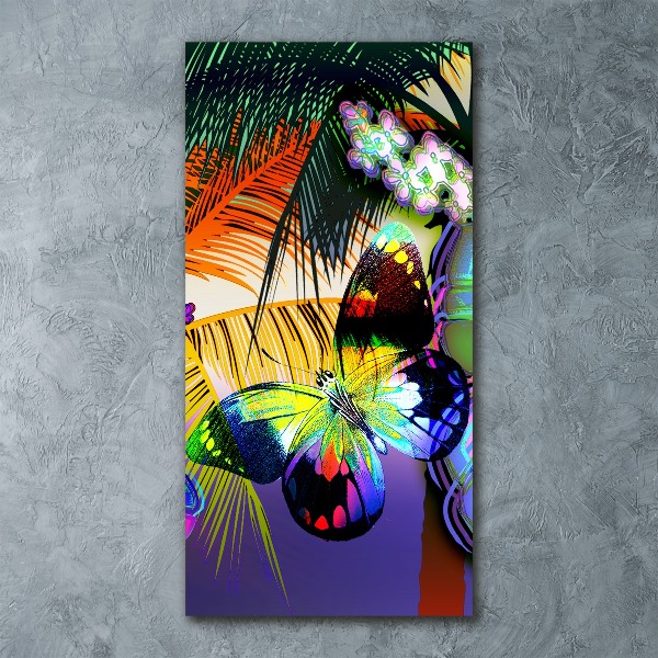 Staand plexiglas foto Kleurrijke bloemen