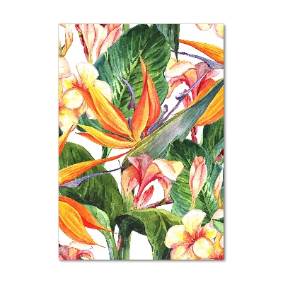 Staand foto plexiglas Hawaiiaans patroon