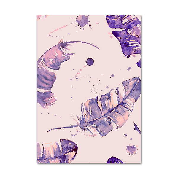 Staand foto op plexiglas veren