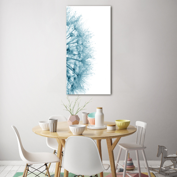 Staand foto op plexiglas Paardenbloemzaden