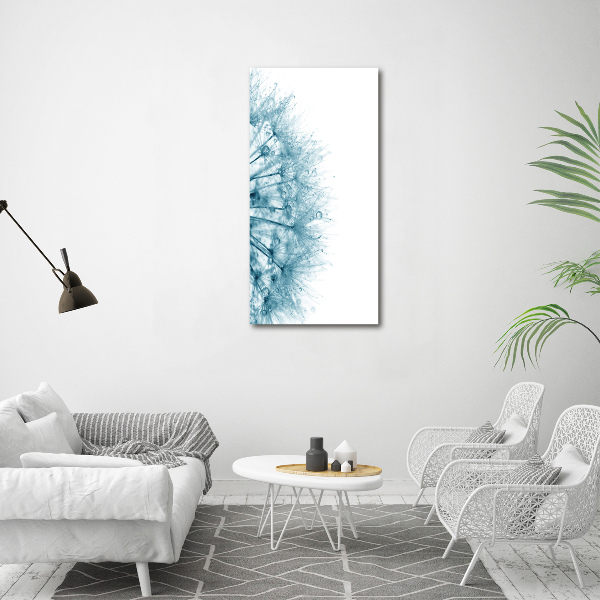 Obraz zdjęcie akryl pionowy Nasiona dmuchawca