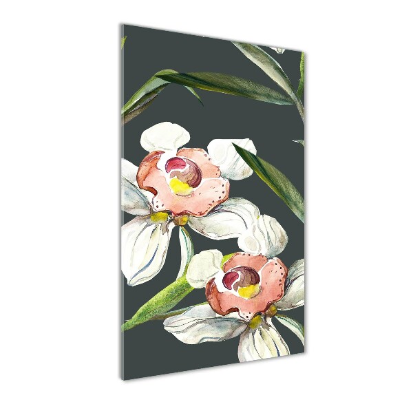 Staand foto op plexiglas Bloemenpatroon