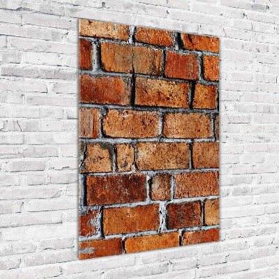 Staand foto plexiglas Bakstenen muur