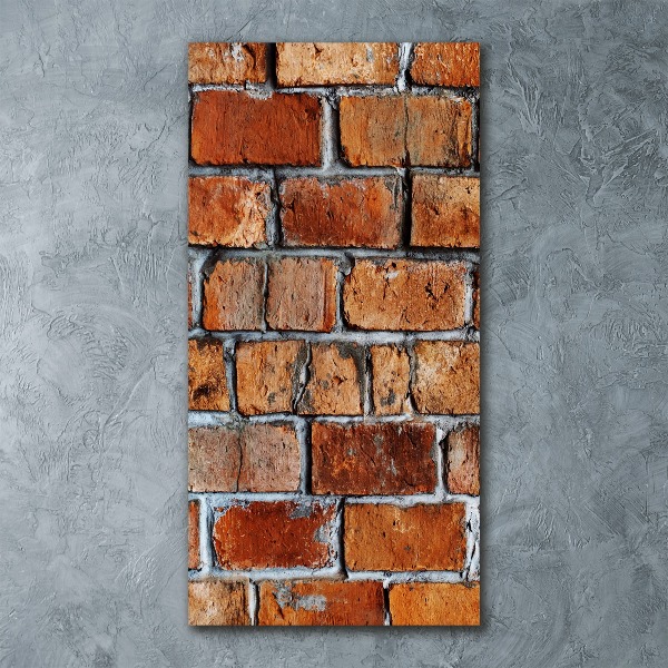 Staand foto plexiglas Bakstenen muur