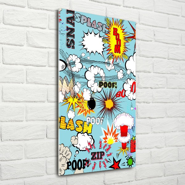 Staand foto in plexiglas strips