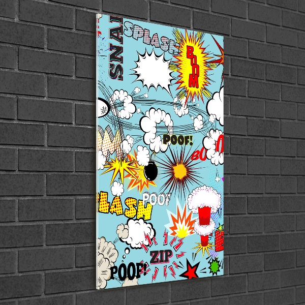 Staand foto in plexiglas strips