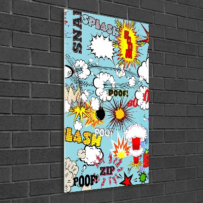 Staand foto in plexiglas strips