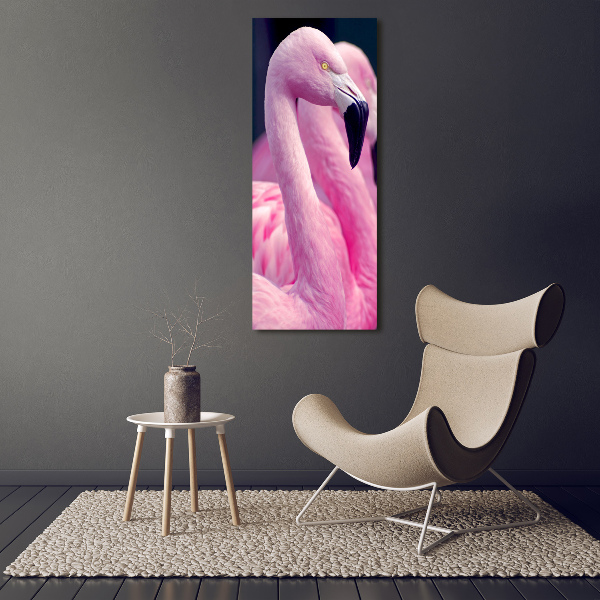 Staand foto plexiglas Flamingo's