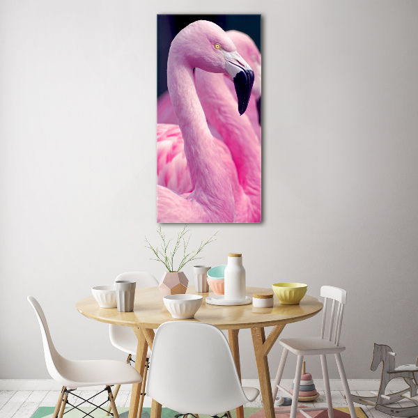 Staand foto plexiglas Flamingo's