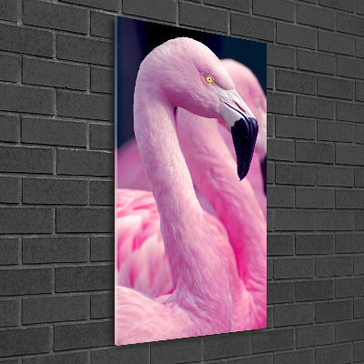 Staand foto plexiglas Flamingo's