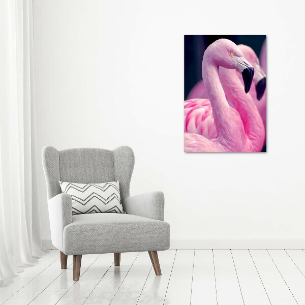 Staand foto plexiglas Flamingo's