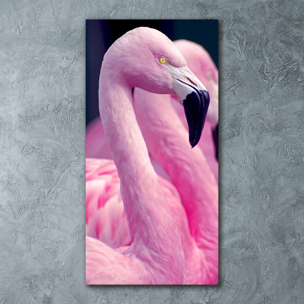 Staand foto plexiglas Flamingo's