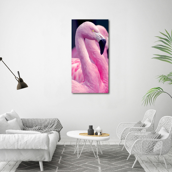 Staand foto plexiglas Flamingo's