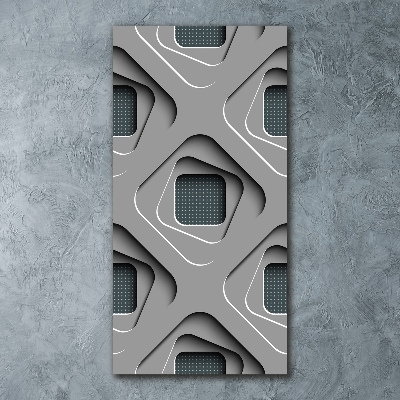 Staand plexiglas foto 3D-abstractie