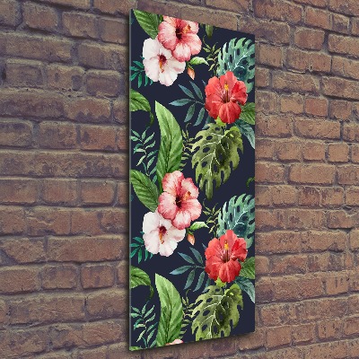 Staand foto op plexiglas Hawaiiaans patroon