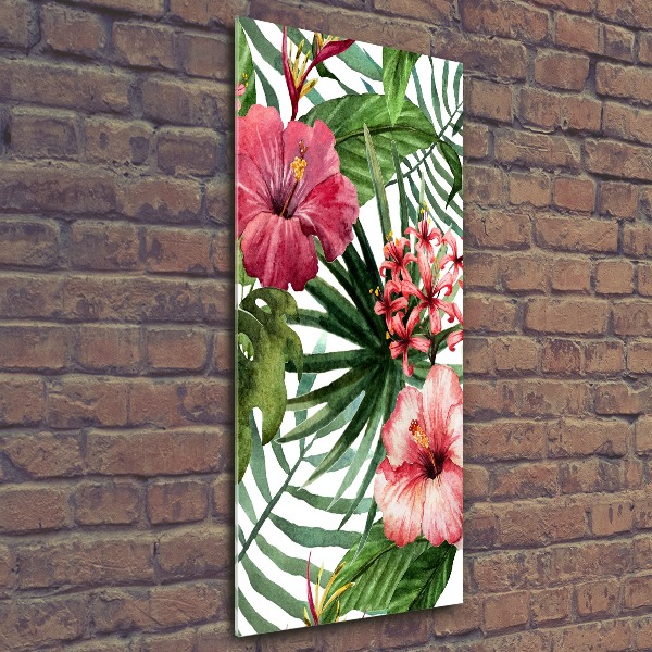 Staand foto in plexiglas Hawaiiaans patroon
