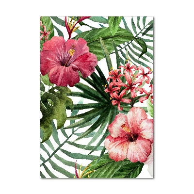 Staand foto in plexiglas Hawaiiaans patroon