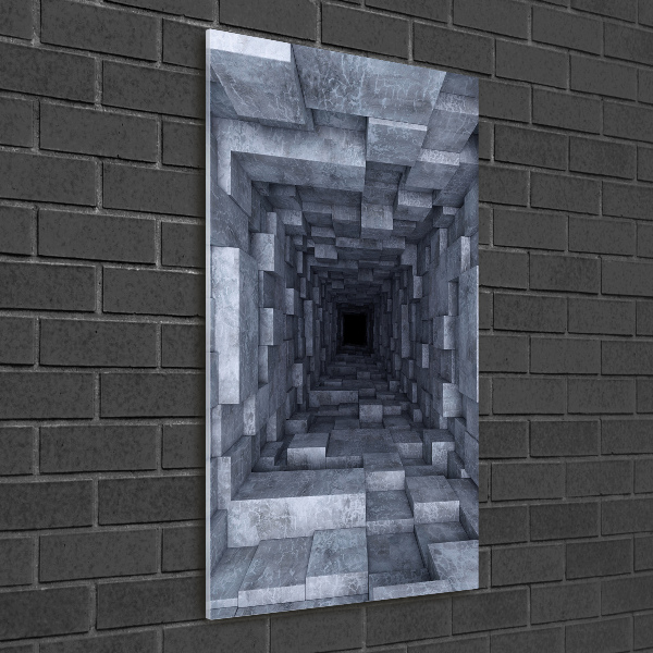 Staand foto op plexiglas Tunnel