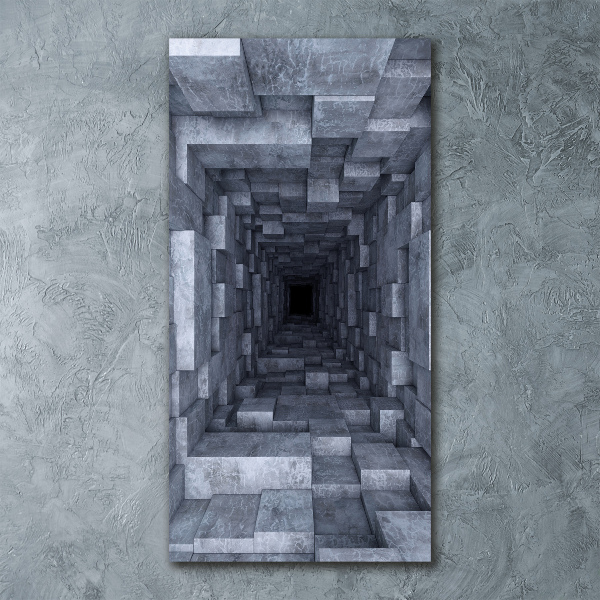 Staand foto op plexiglas Tunnel