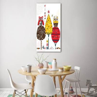 Staand foto op plexiglas Uilen in de bomen