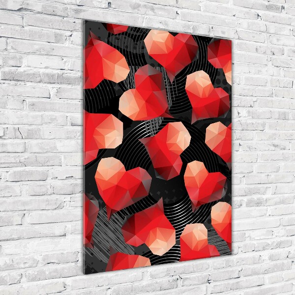 Staand foto plexiglas Geometrische harten