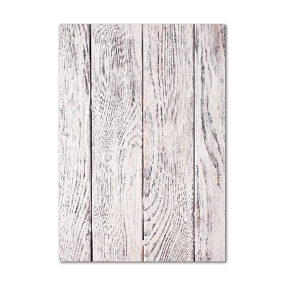 Staand foto in plexiglas Houten muur