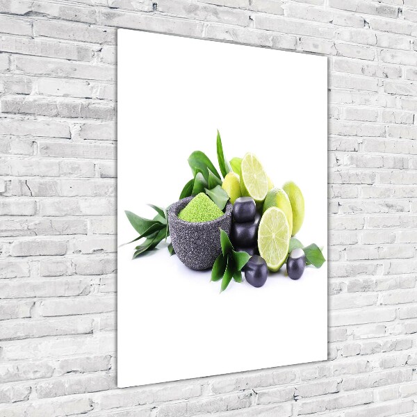 Staand foto op plexiglas Citrusvruchten en stenen