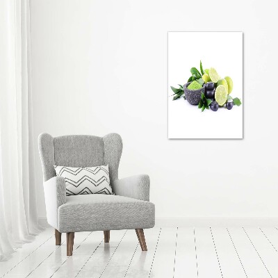 Staand foto op plexiglas Citrusvruchten en stenen