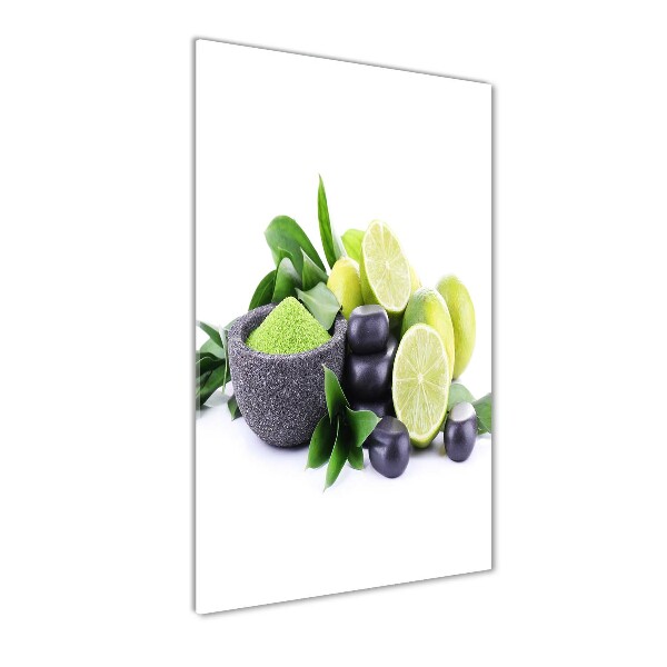 Staand foto op plexiglas Citrusvruchten en stenen