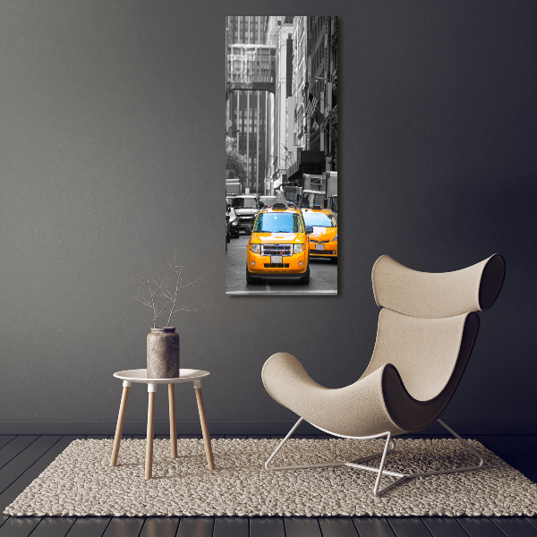 Staand plexiglas foto New Yorkse taxi's