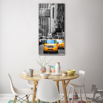 Staand plexiglas foto New Yorkse taxi's