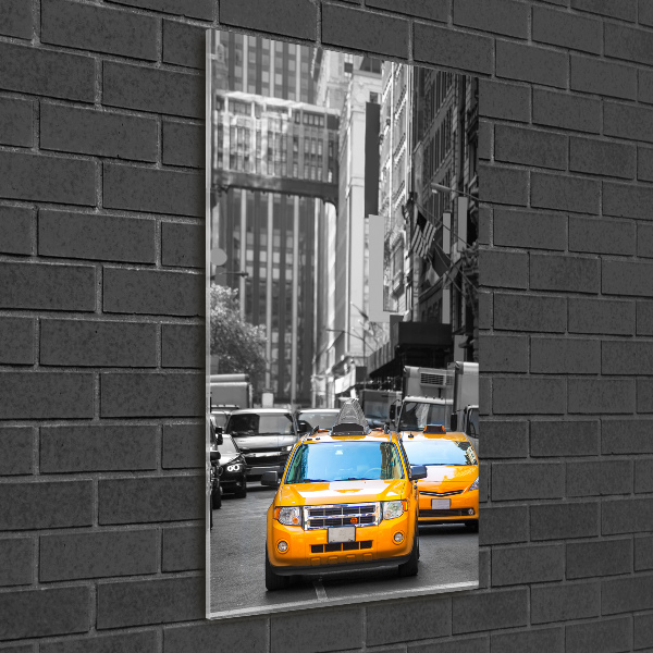Staand plexiglas foto New Yorkse taxi's