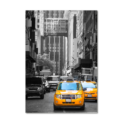 Staand plexiglas foto New Yorkse taxi's