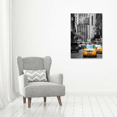 Staand plexiglas foto New Yorkse taxi's