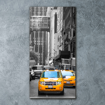 Staand plexiglas foto New Yorkse taxi's